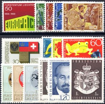 Briefmarken: FL1969 - 1969 Jahreszusammenstellung