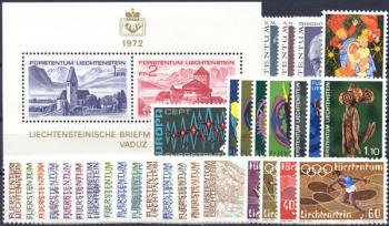 Timbres: FL1972 - 1972 compilation annuelle