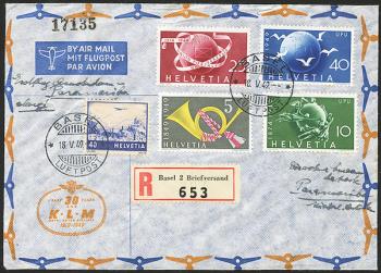Briefmarken: FF49.1 - 20. Mai 1949 Amsterdam - Paramaribo