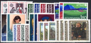 Briefmarken: FL1982 - 1982 Jahreszusammenstellung