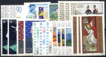 Briefmarken: FL1991 - 1991 Jahreszusammenstellung
