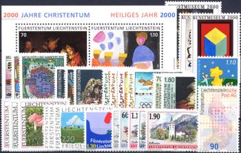Briefmarken: FL2000 - 2000 Jahreszusammenstellung