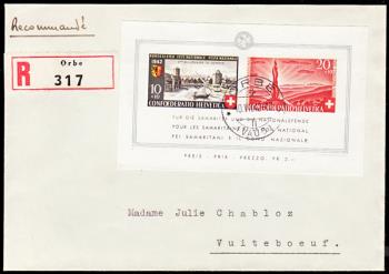 Briefmarken: B19 - 1942 1942, Bundesfeierblock II