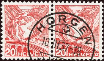 Briefmarken: 205z.2.02 - 1936 Neue Landschaftsbilder, geriffeltes Papier