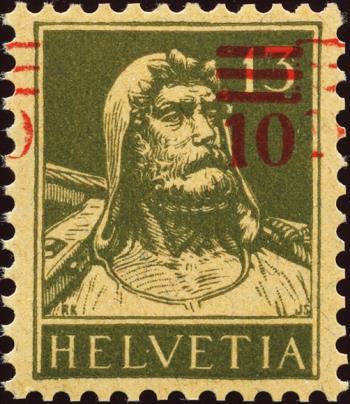 Briefmarken: 149.1A.14 - 1921 Aufbrauchsausgaben mit neuen Wertaufdrucken