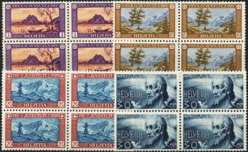 Briefmarken: J49-J52 - 1929 Landschaften und Bildnis Nikolaus von Flüe