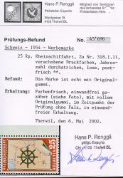 Thumb-3: 318.1.11 - 1954, Werbe- und Gedenkmarken