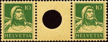 Briefmarken: S22 -  Mit grosser Lochung