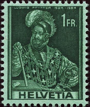 Briefmarken: 248.2.01 - 1941 Oberst Ludwig Pfyffer
