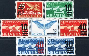 Briefmarken: F19-F25 - 1935-1938 Aufbrauchsausgaben