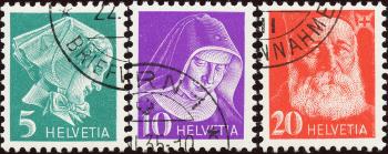 Briefmarken: PF14Bz-PF16Bz - 1935 Krankenpflegerinnen und Bildnis Henri Dunants