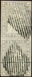 Stamps: 27C - 1855 Bern print, 2nd printing period, Munich paper