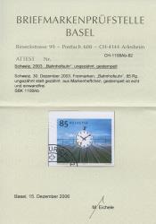 Thumb-3: 1108Ab.01 - 2003, From the station clock stamp booklet