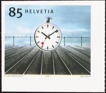 Briefmarken: 1108Ab.01 - 2003 Aus Markenheft Bahnhofsuhr