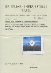 Thumb-3: 1108Ab.01 - 2003, Du carnet de timbres de l'horloge de la gare