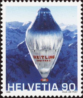Briefmarken: 971Ab3 - 1999 Erste Non-Stop-Ballonfahrt um die Welt