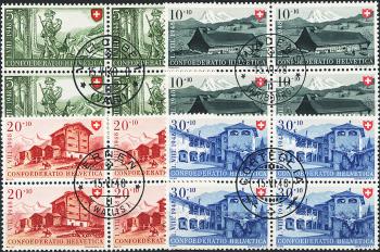 Francobolli: B38-B41 - 1948 Lavoro e Casa Svizzera III