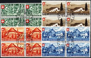Stamps: B26-B29 - 1945 Work and Swiss House I