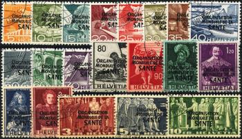 Briefmarken: OMS6-OMS25 - 1948-1950 Technik und Landschaft