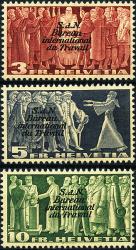 Briefmarken: BIT57-BIT59 - 1939 Symbolische Darstellungen