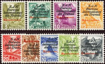 Wieland Stamps > Switzerland > Service stamps BIT (D IV)