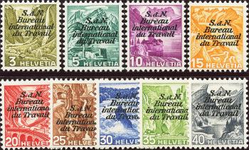 Briefmarken: BIT39y-BIT37y - 1936-1943 Landschaftsbilder im Stichtiefdruck, glattes Papier