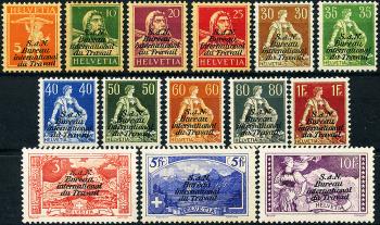 Stamps: BIT1-BIT14 - 1923 Various representations