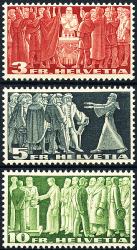 Briefmarken: 216x-218x - 1955 Symbolische Darstellungen