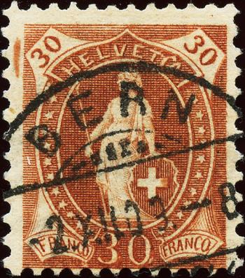 Briefmarken: 88A.2.50/II - 1905 weisses Papier, 13 Zähne, WZ