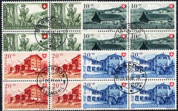 Briefmarken: B38-B41 - 1948 Arbeit und Schweizer Haus III