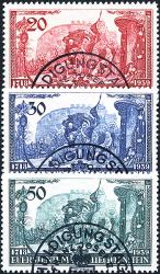 Stamps: FL144-FL146 - 1939 Homage stamps for Prince Franz Josef II