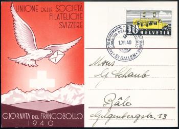 Briefmarken: 1940I -  St.Gallen 1.XII.1940