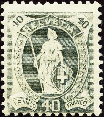 Briefmarken: 89A - 1907 weisses Papier, 13 Zähne, WZ