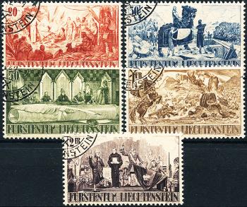 Briefmarken: FL166-FL170 - 1942 600 Jahr Feier der Lostrennung vom Montforter Besitz