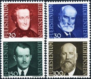 Briefmarken: FL178-FL181 - 1943 Fürstenbilder III