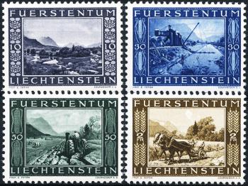 Briefmarken: FL182-FL185 - 1943 Gedenkmarken zur Beendigung des Kanalbaues
