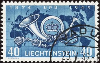 Thumb-1: FL227 - 1949, 75 anni Unione postale universale