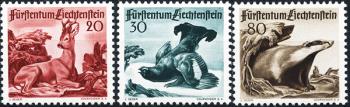 Briefmarken: FL232-FL234 - 1950 Jagdserie III