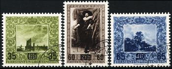 Briefmarken: FL270-FL272 - 1954 Aufbrauchsausgabe