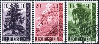 Briefmarken: FL301-FL303 - 1957 Heimatliche Bäume und Sträucher I
