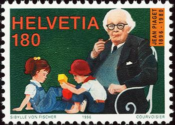 Briefmarken: 892Ab - 1996 100. Geburtstag von Jean Piaget
