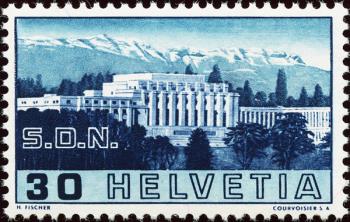 Briefmarken: 212.2.04 - 1938 Völkerbundpalast