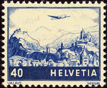 Briefmarken: F44c - 1954 Farbänderung