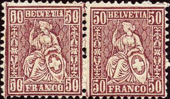 Briefmarken: 51.2.01 - 1881 Faserpapier