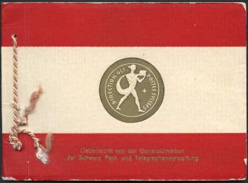 Stamps: 191-193 - 1932 Gift booklet 50 years Gotthardbahn