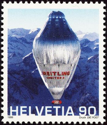 Briefmarken: 971.2.01 - 1999 Erste Non-Stop-Ballonfahrt um die Welt