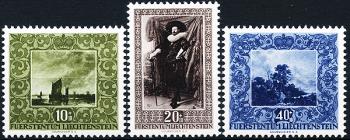 Briefmarken: W24-W26 - 1951 Fürstliche Gemäldegalerie