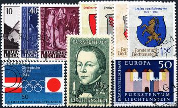 Briefmarken: FL1964 - 1964 Jahreszusammenstellung
