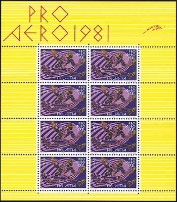 Briefmarken: FO48 - 1981 Pro Aero