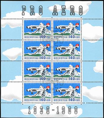 Briefmarken: FO49 - 1988 Pro Aero